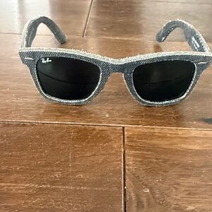 Ray-Ban Gray Denim Wayfarer Sunglasses